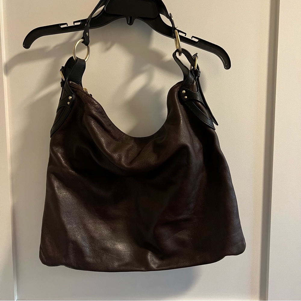 Foley & Corinna Leather Shoulder Bag